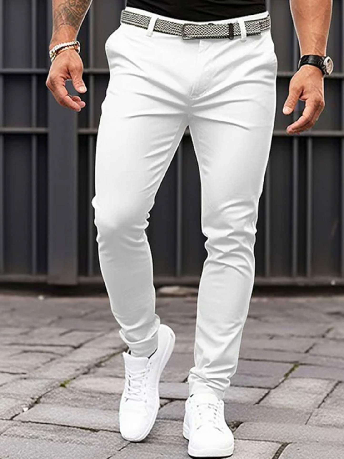 Tailored Fit Trouser for Men | Summer |  White