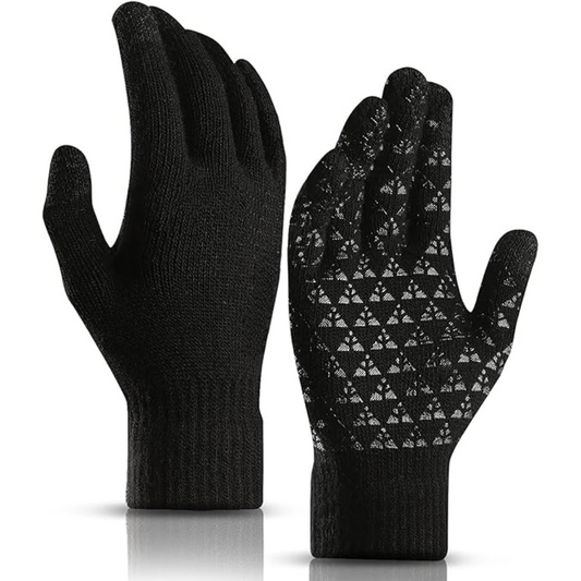 Thermal Gloves for Men & Women | Touchscreen Compatible | Black