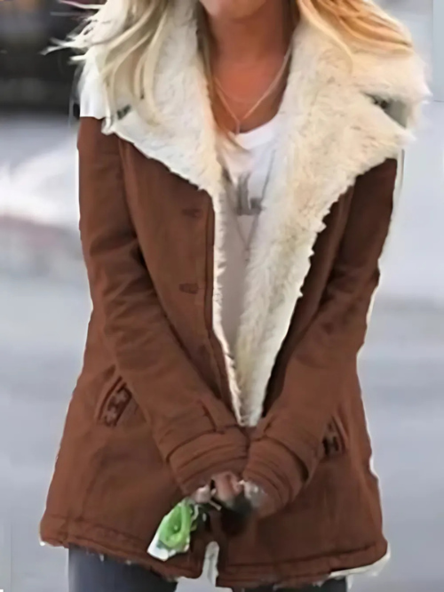 Thermal Jacket for Women | Lightweight Design | Brown