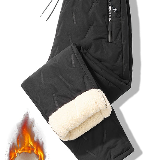 Thermal Trousers Mens | Windproof and Water-Repellent | Full Length 0