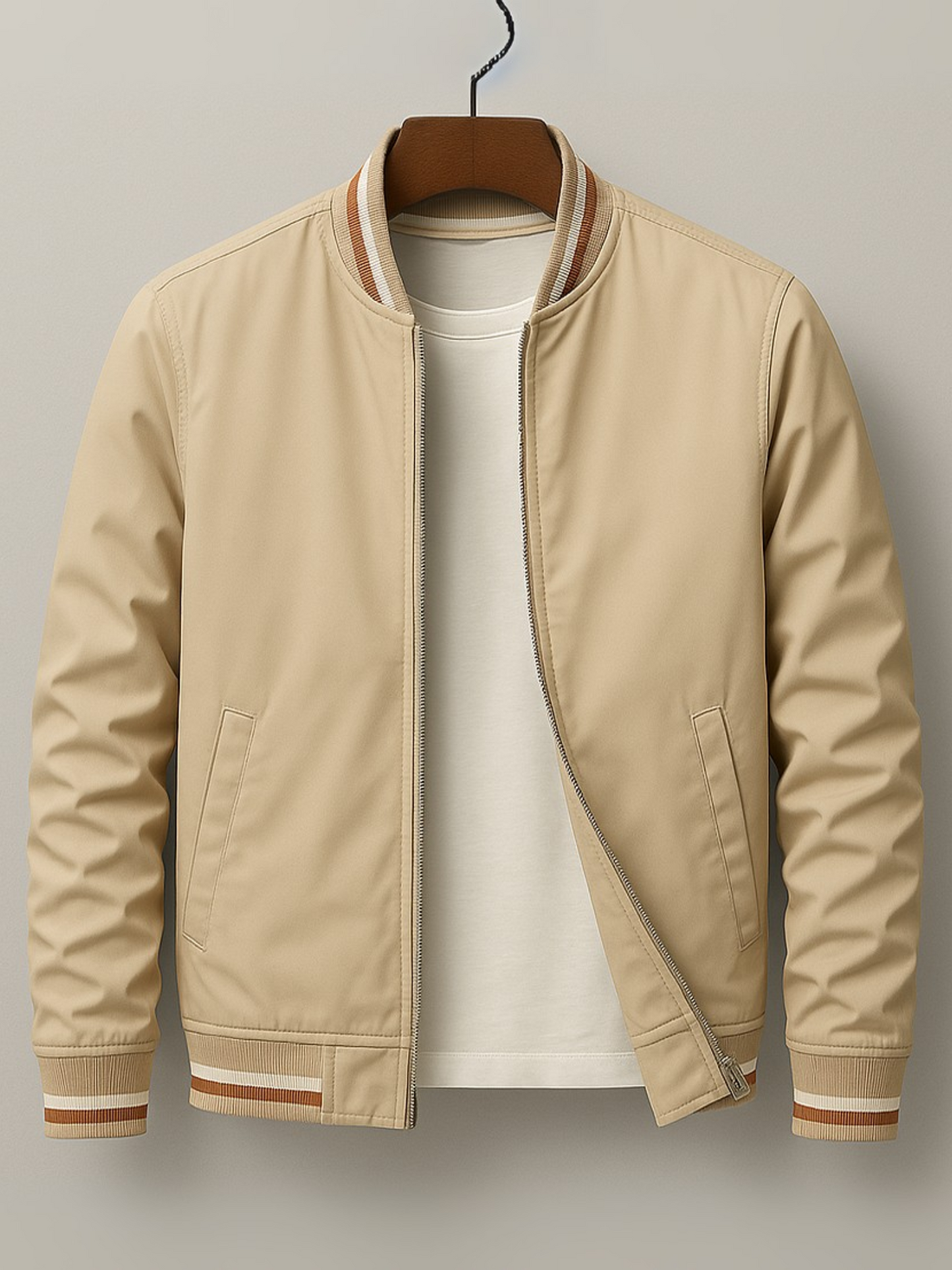 Transition Jacket for Men | Weather-Resistant | Beige