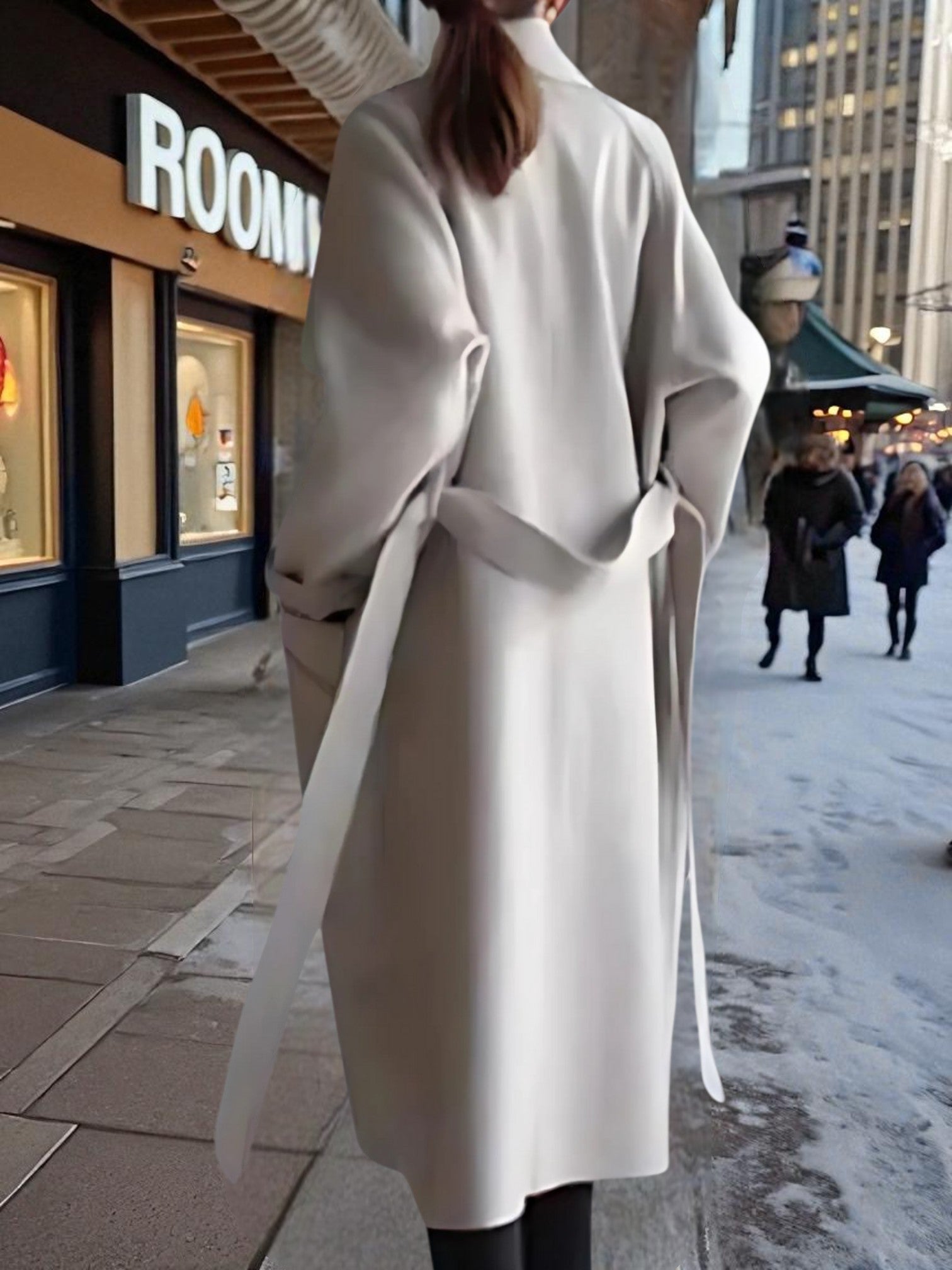 Trench Coat | Button Closure | Beige 1