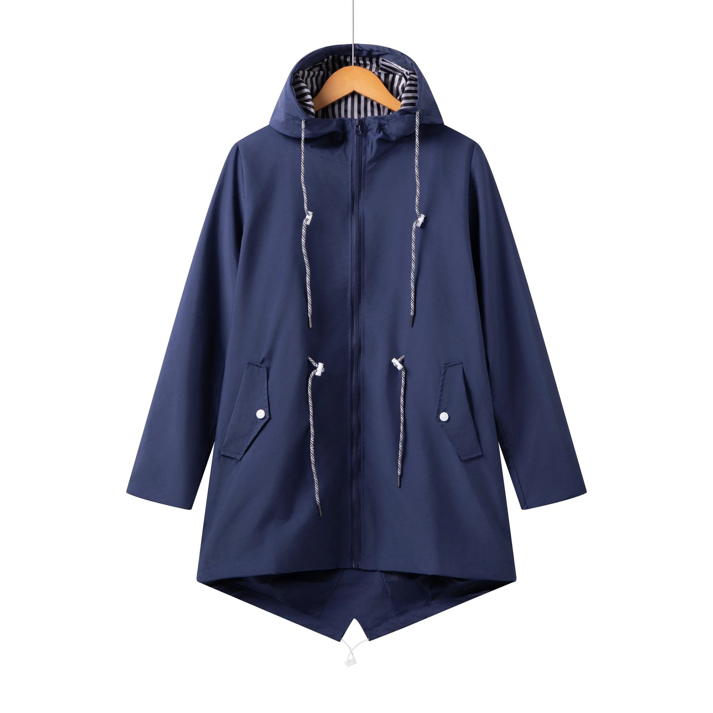 Trench Coat Women, Hooded, Water-Resistant | Regular Fit 2