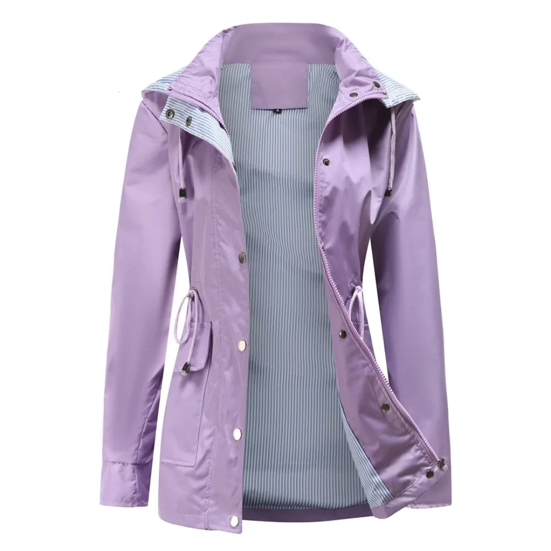 Trench Coat for Men | Water-Resistant, Removable Hood | Long Cut 1