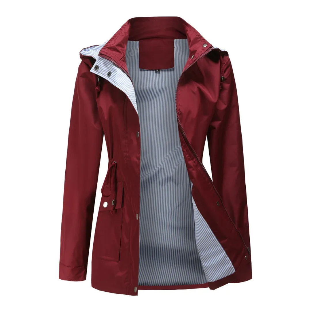 Trench Coat for Men | Water-Resistant, Removable Hood | Long Cut 2