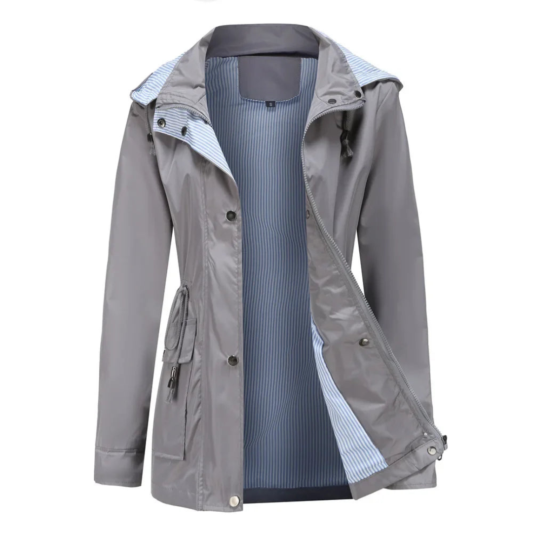 Trench Coat for Men | Water-Resistant, Removable Hood | Long Cut 3