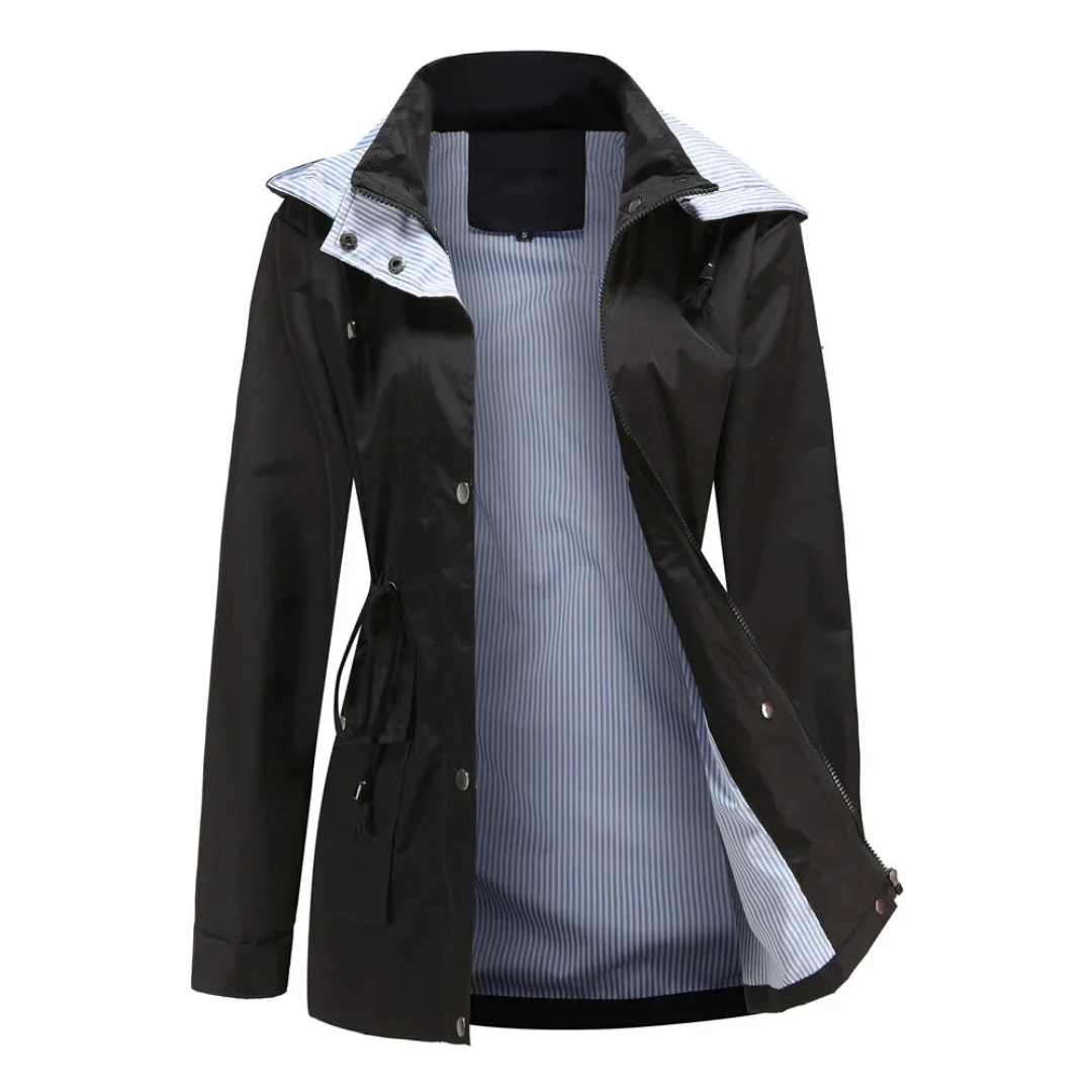 Trench Coat for Men | Water-Resistant, Removable Hood | Long Cut 4