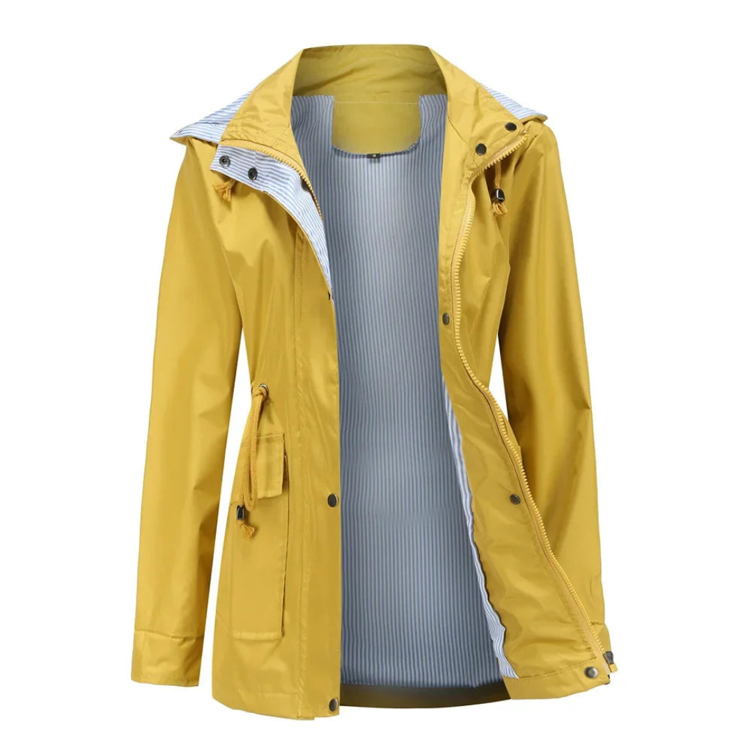 Trench Coat for Men | Water-Resistant, Removable Hood | Long Cut 5