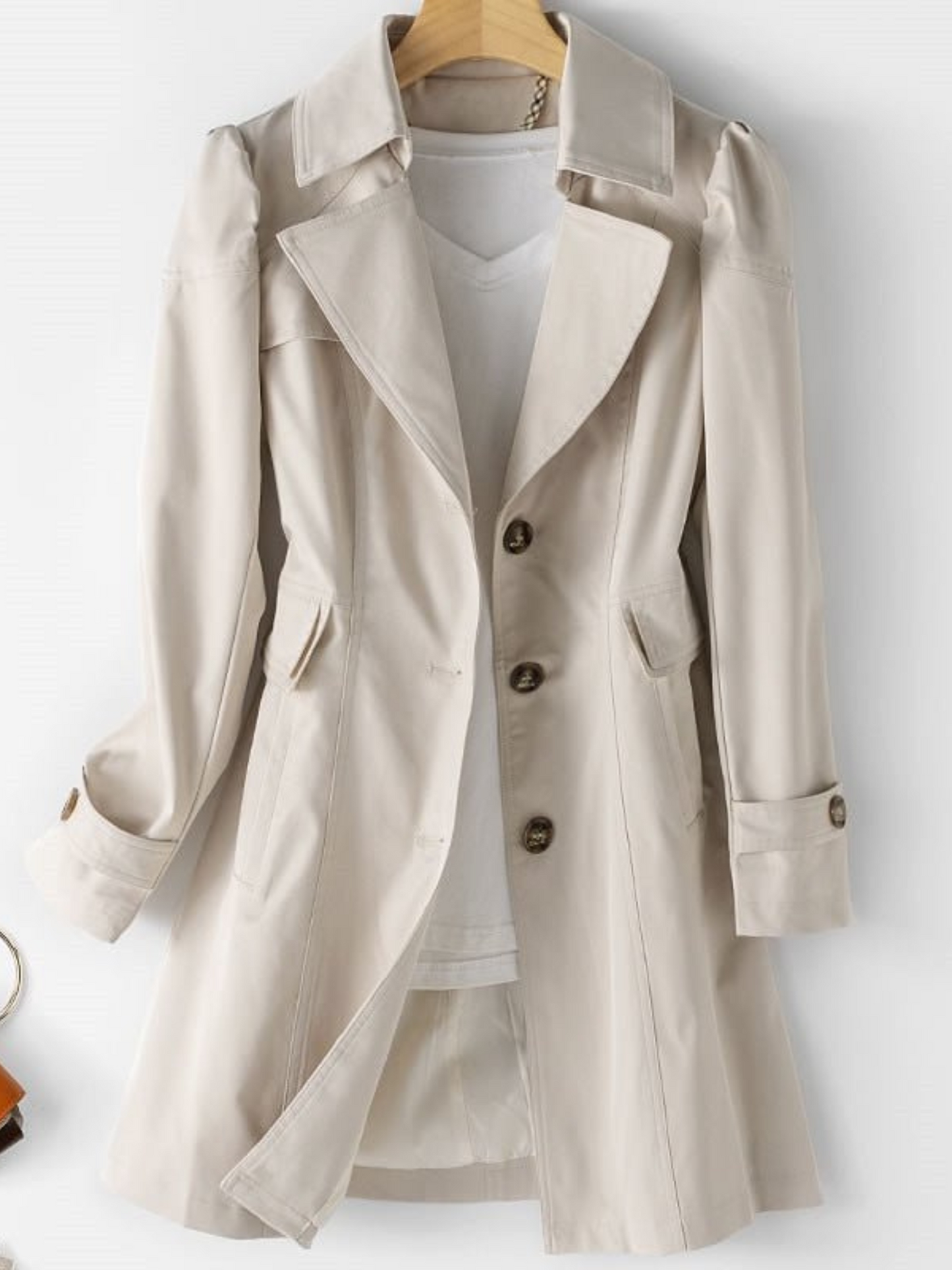 Trench Coat for Women | Timeless Design, Flattering Fit | Beige