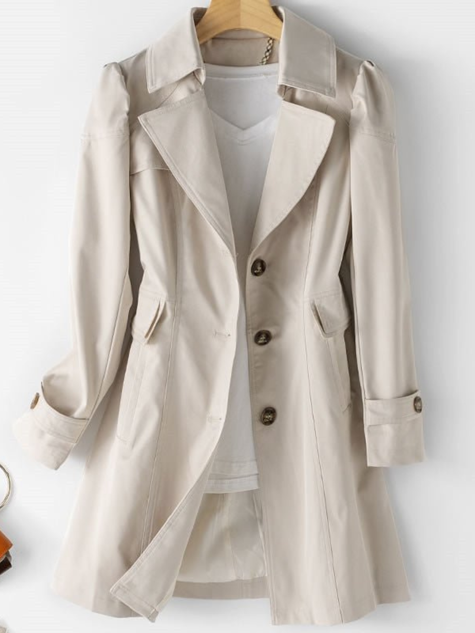 Trench Coat for Women | Timeless Design, Flattering Fit | Beige