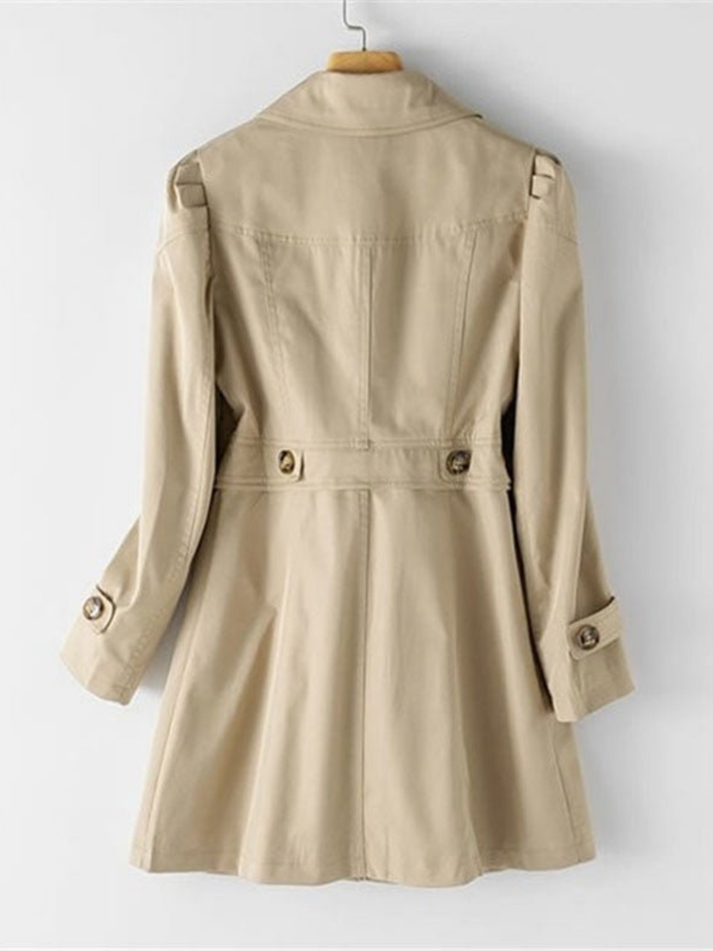 Trench Coat for Women | Timeless Design, Flattering Fit | Khaki1