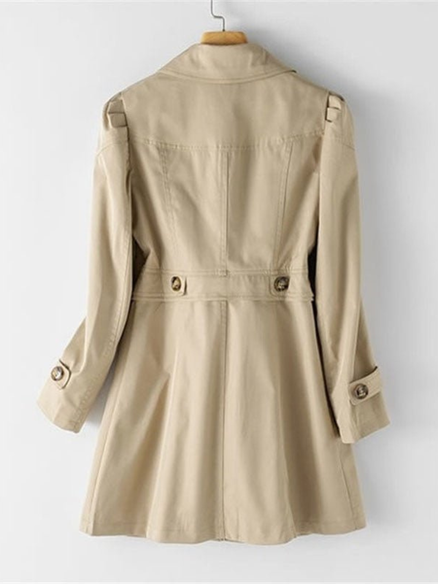 Trench Coat for Women | Timeless Design, Flattering Fit | Khaki1