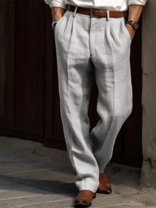 Trousers for Men Tailored Fit | Elegant Look | Gray