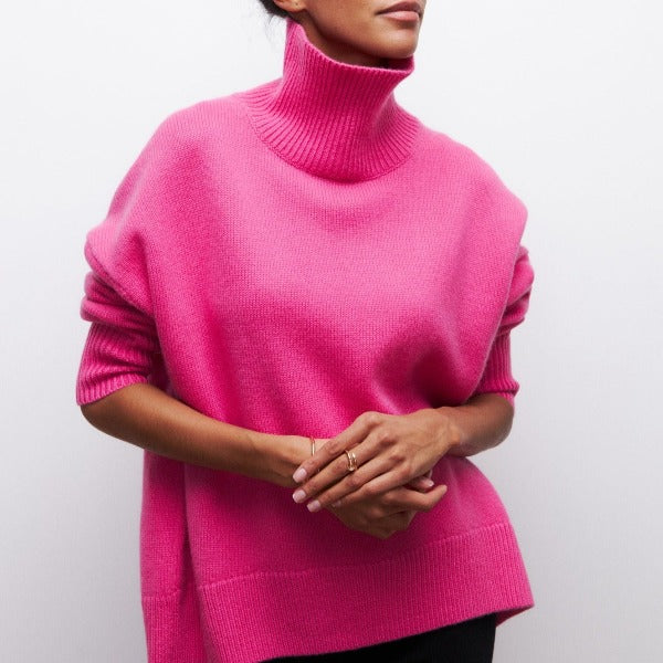 Turtleneck Sweater for Women | Casual Fit | Winter