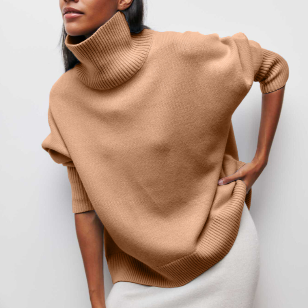 Turtleneck Sweater for Women | Casual Fit | Winter