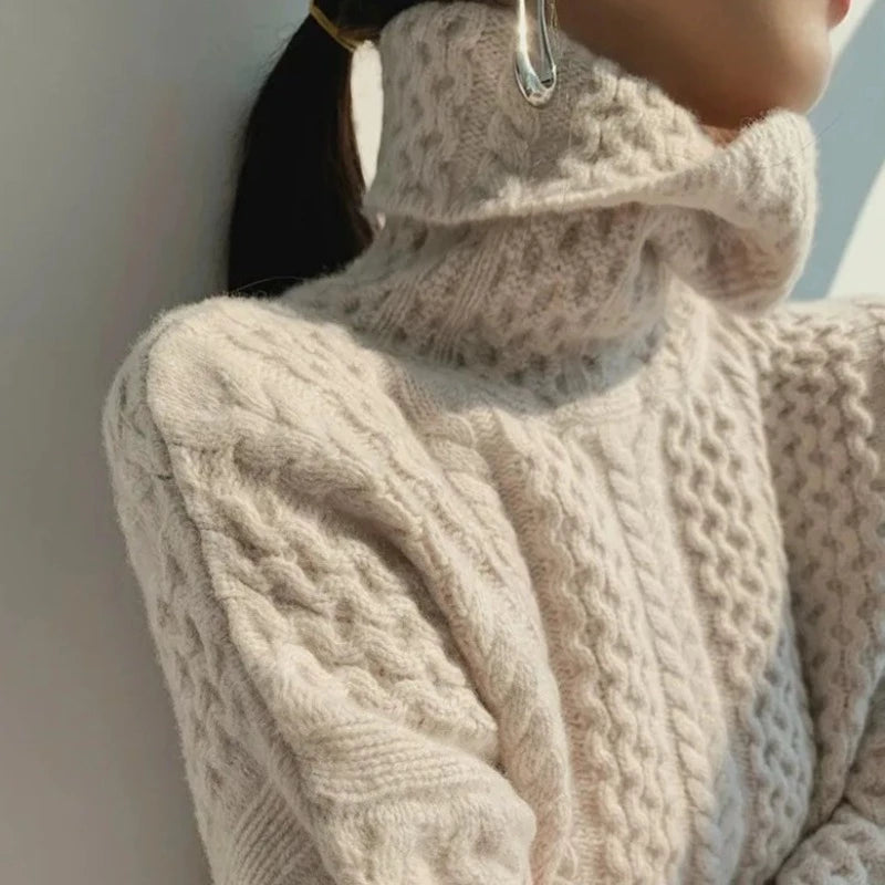 Turtleneck Sweater for Women | Fitted | Winter 1