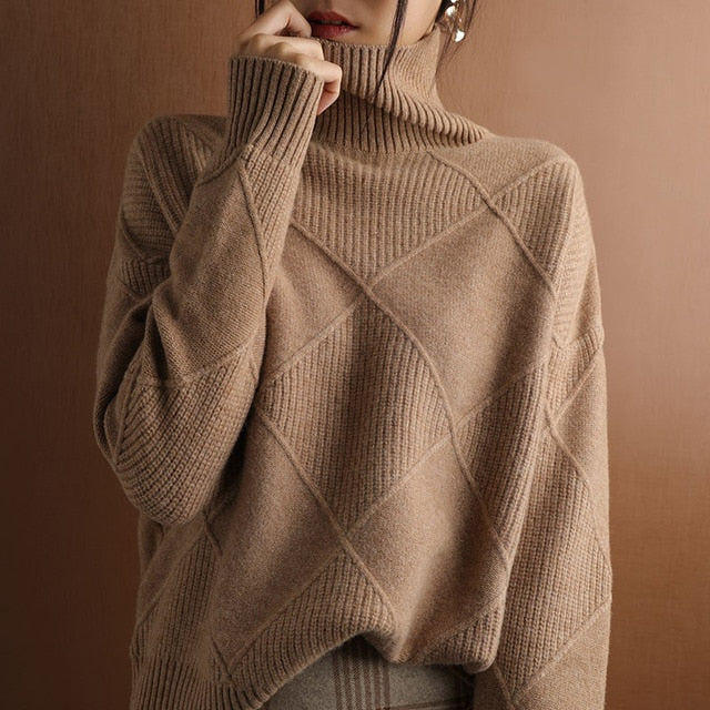 Turtleneck Sweater for Women | Knitted | Winter 3