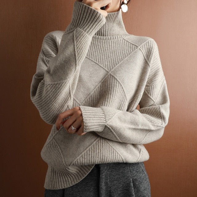 Turtleneck Sweater for Women | Knitted | Winter 4