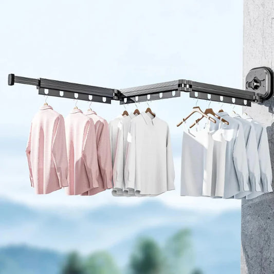 Retractable Clothes Drying Rack – Space-Saving, Adjustable, Portable Solution