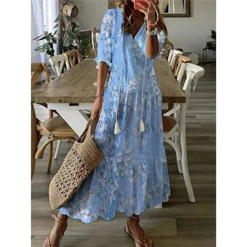 Floral Dress for Women – Elegant Summer Dress, Lightweight & Comfortable