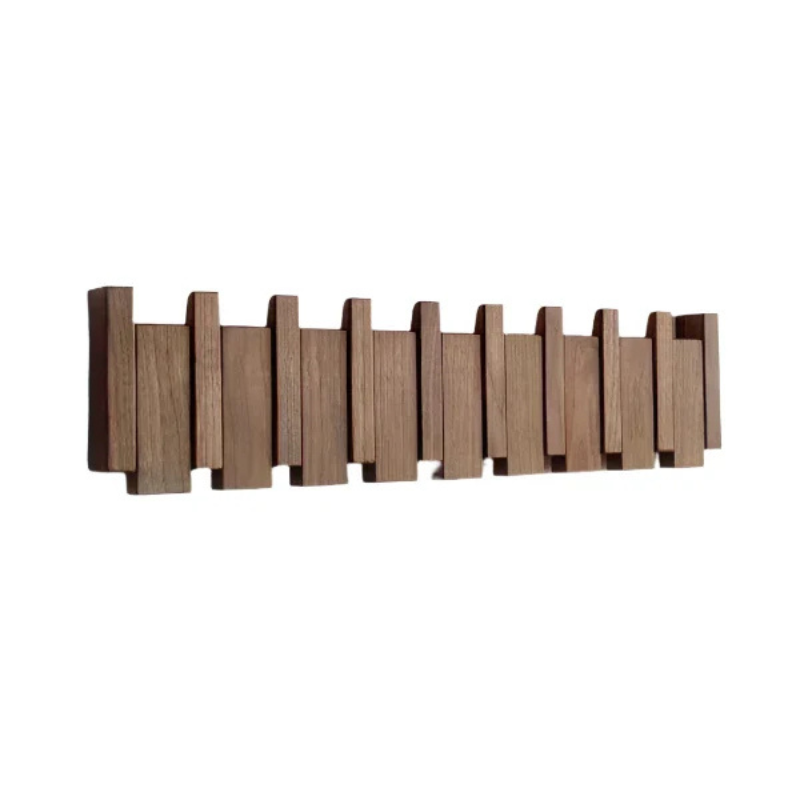 Wooden Piano Coat Rack – Elegant Wall-Mounted Hanger for Jackets & Accessories