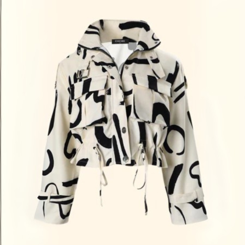 Women's Fashionable Vintage Jacket - Trendy Retro Outerwear for Every Season
