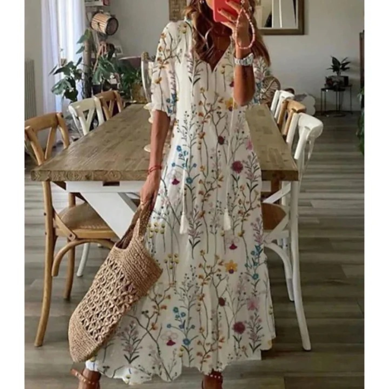 Floral Dress for Women – Elegant Summer Dress, Lightweight & Comfortable