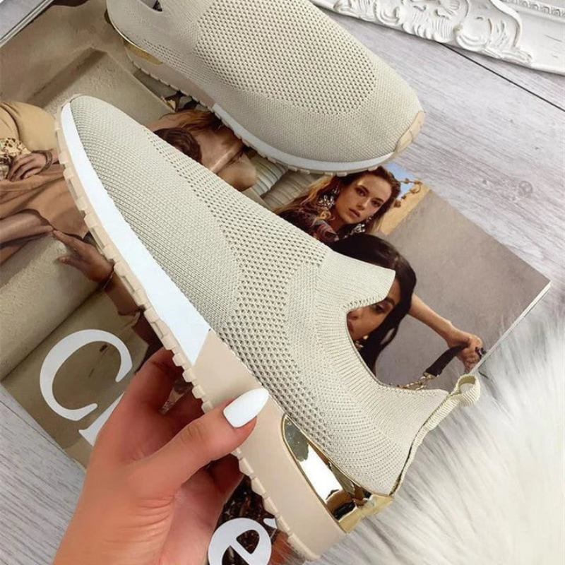 Women’s Slip-On Sneakers – Breathable, Comfortable Casual Sports Shoes