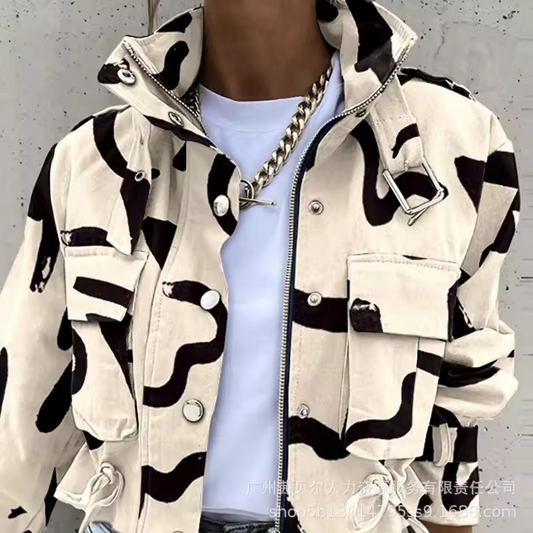 Women's Fashionable Vintage Jacket - Trendy Retro Outerwear for Every Season