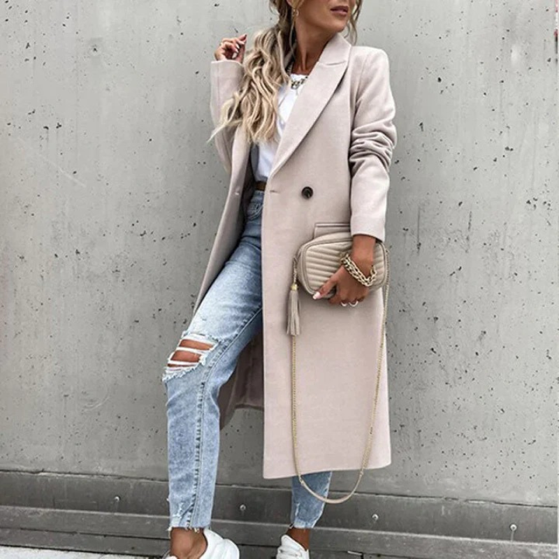 Women's Elegant Coat – Stylish Outerwear, Versatile & High-Quality Jacket