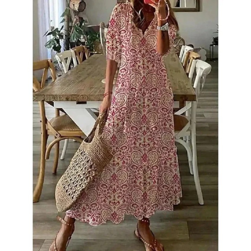 Floral Dress for Women – Elegant Summer Dress, Lightweight & Comfortable