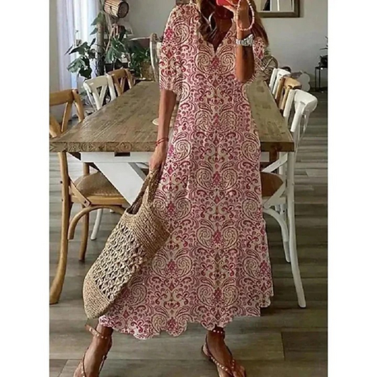 Floral Dress for Women – Elegant Summer Dress, Lightweight & Comfortable