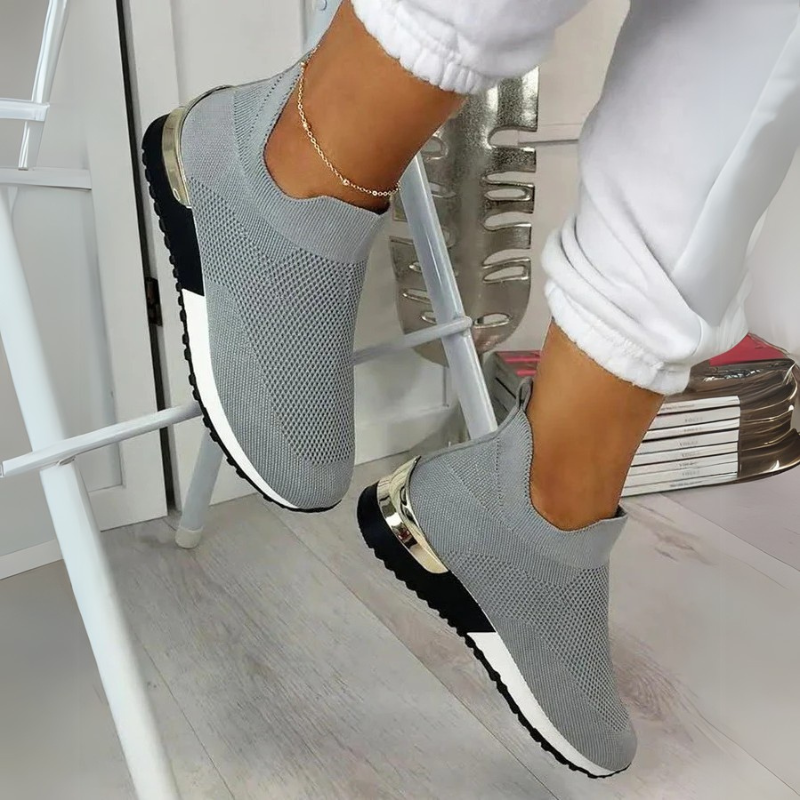 Women’s Slip-On Sneakers – Breathable, Comfortable Casual Sports Shoes