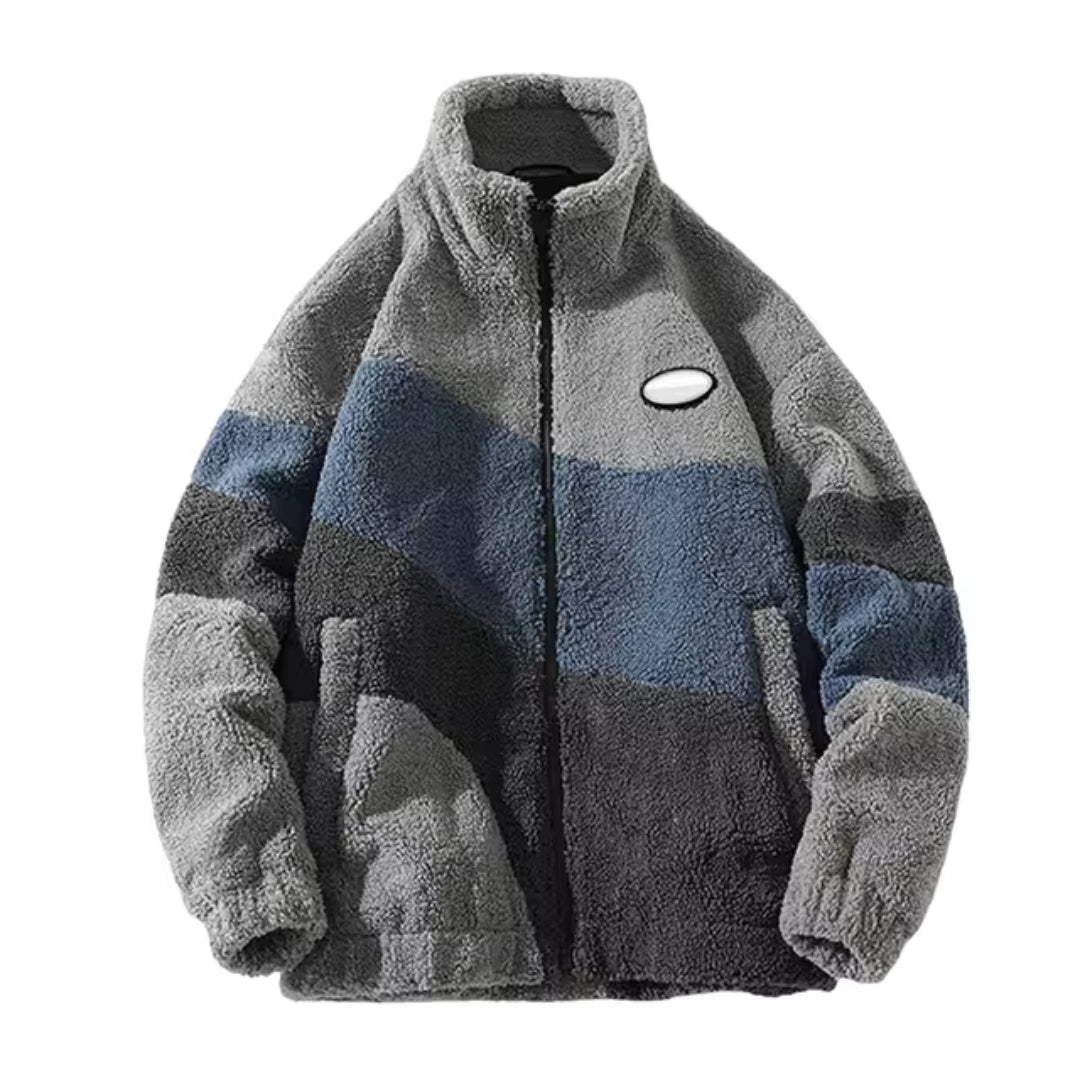 Vintage Jacket for Men | Comfortable Fit, Hip-Length | Gray
