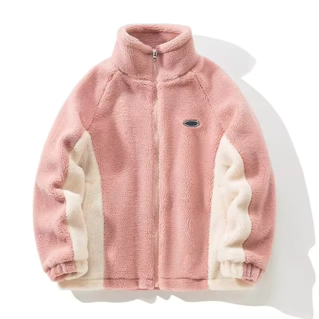 Vintage Jacket for Men | Comfortable Fit, Hip-Length | Pink