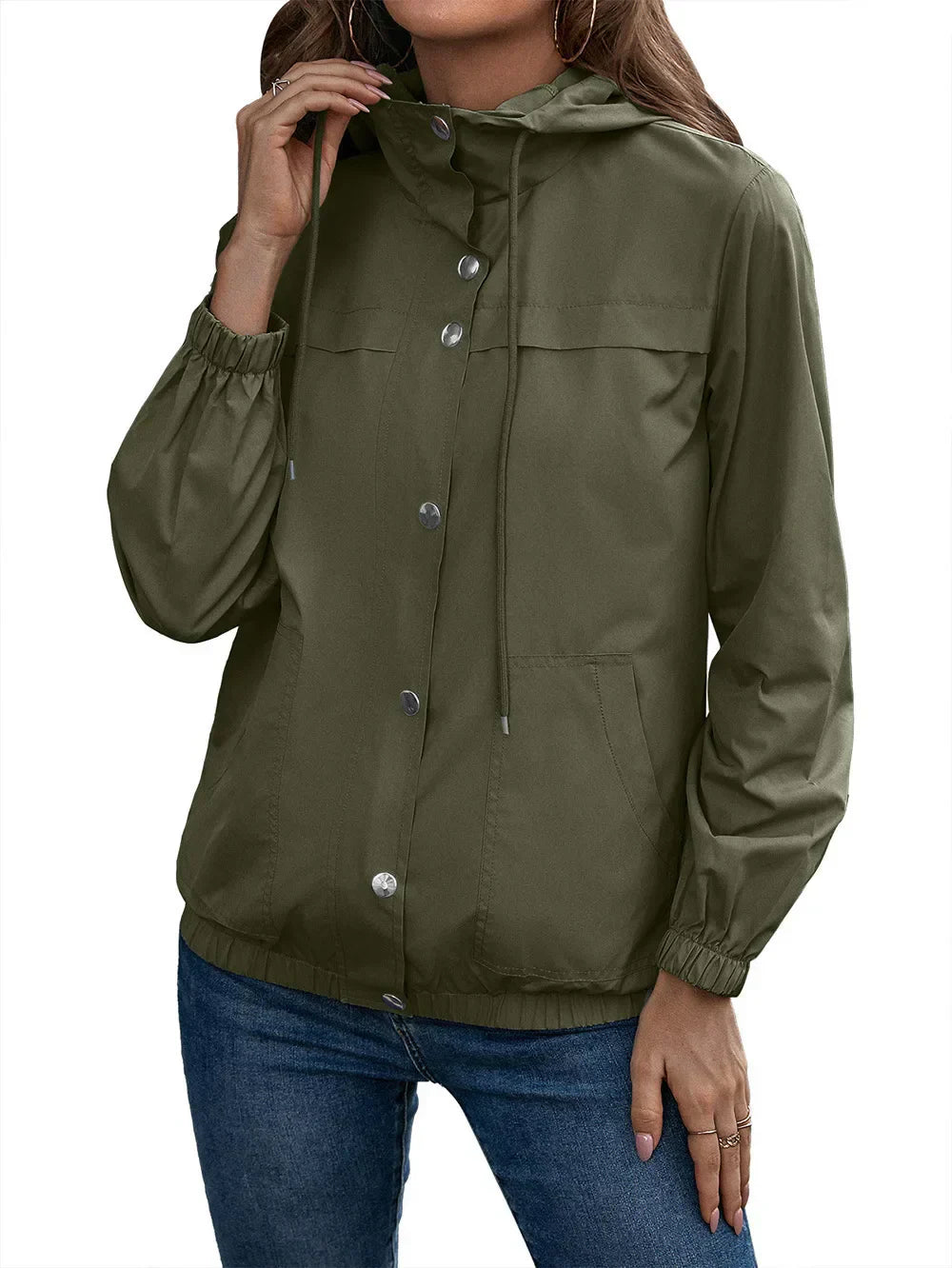 Water-Resistant Trench Coat for Women | Regular Fit 2