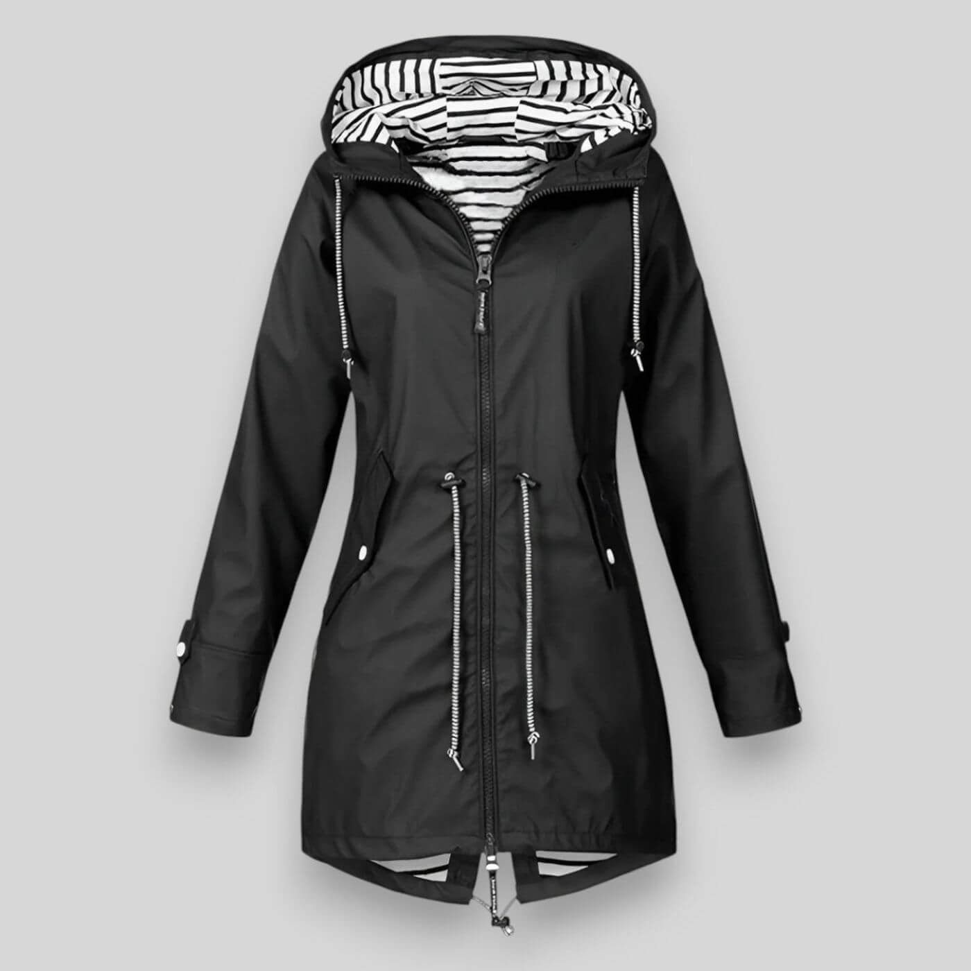 Waterproof Jacket for Women | Tailored Fit |  Black