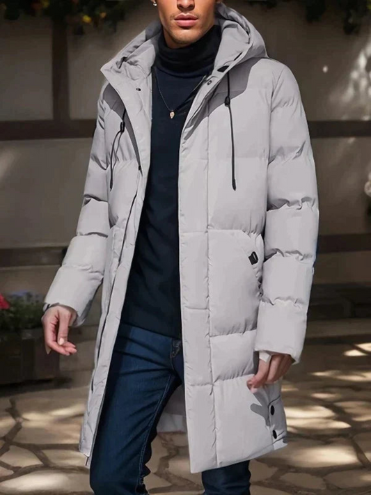 Waterproof Parka Jacket for Men | Winter | Gray