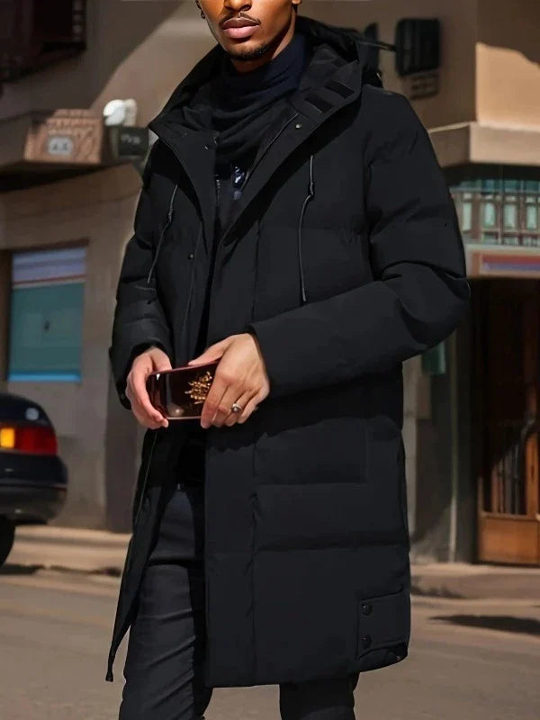Waterproof Puffer Jacket for Men | Winter Essential | Back