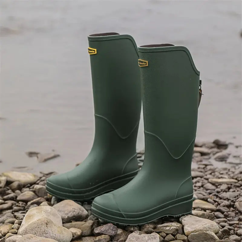 Waterproof Rubber Boots for Women | Lightweight | Green