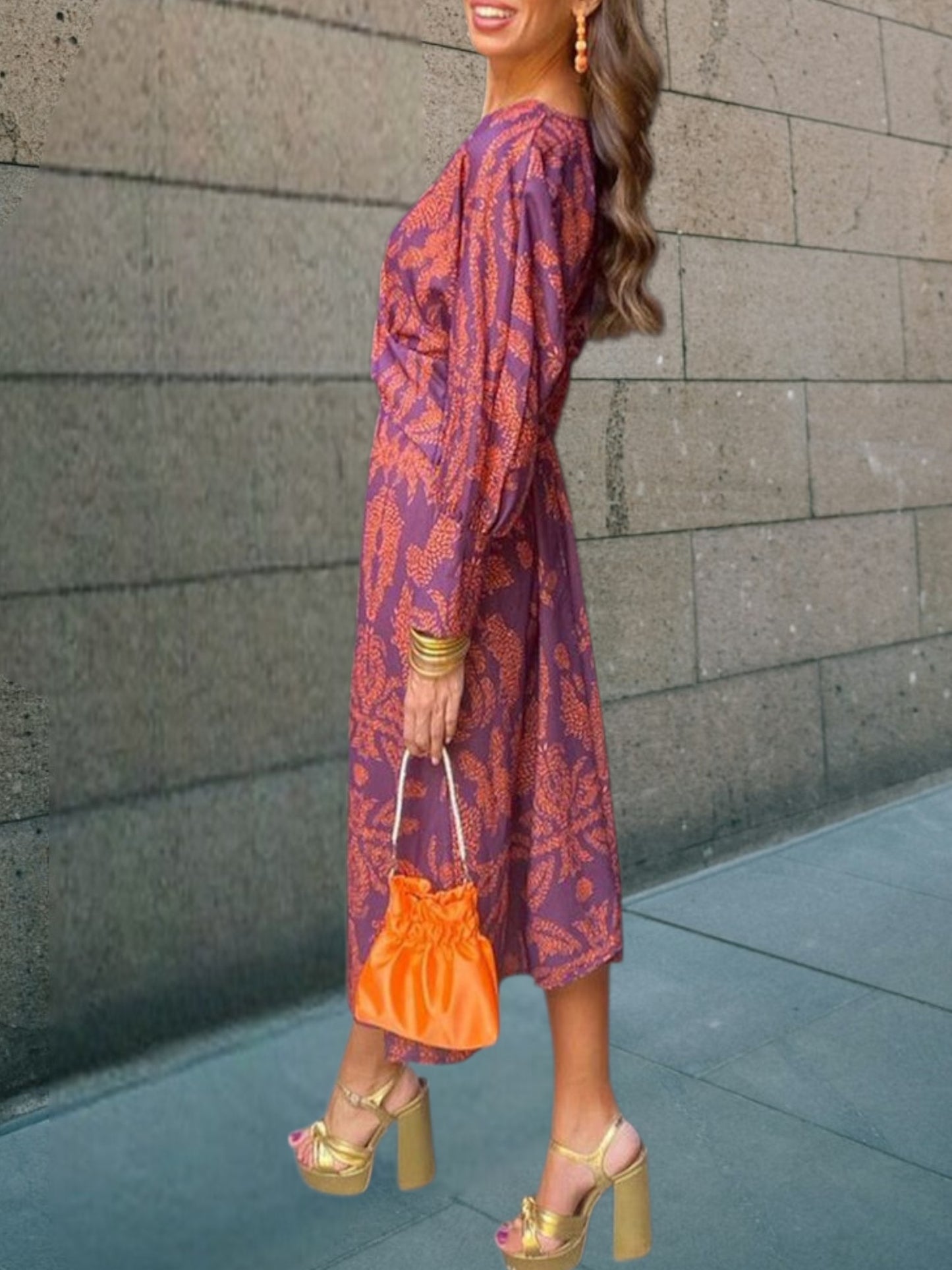 Winslet | Elegant Women's Maxi Dress in Sustainable Fabric for All Seasons | Lila 2