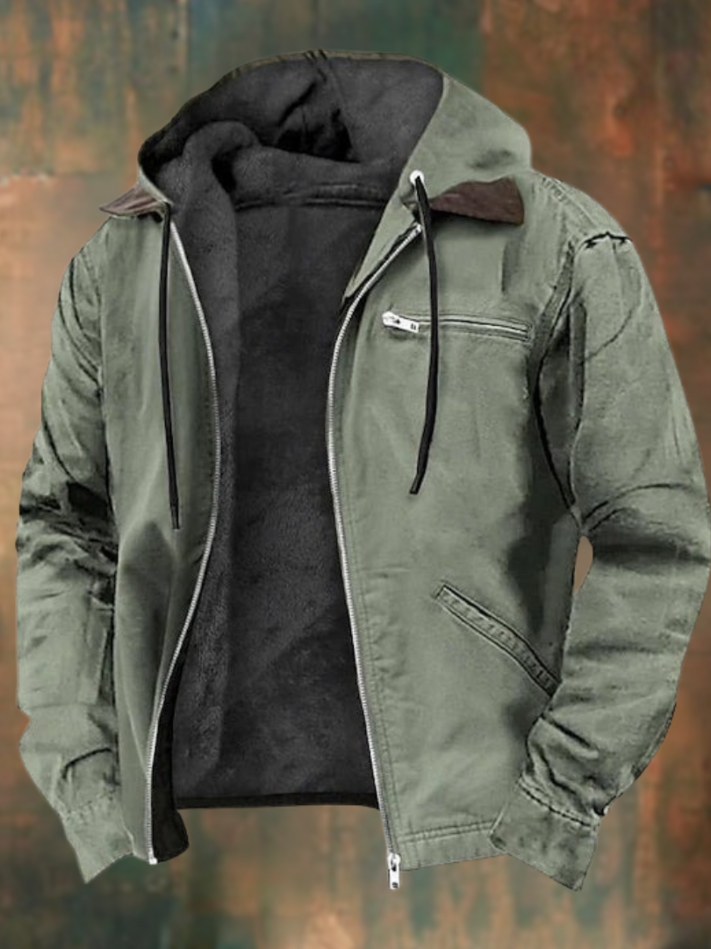 Winter Bomber Jacket for Men | Insulated | Green