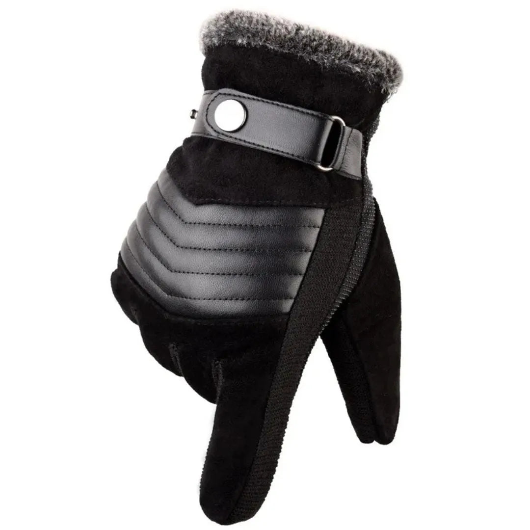 Winter Gloves for Men | Touchscreen-Compatible | Black