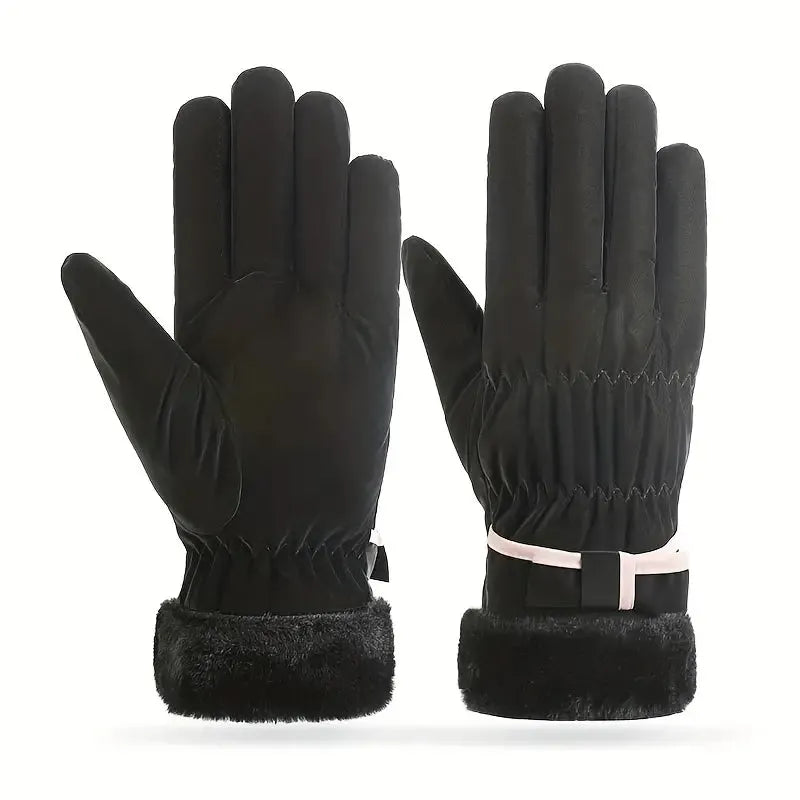 Winter Gloves for Men & Women | Touchscreen Compatible | Black