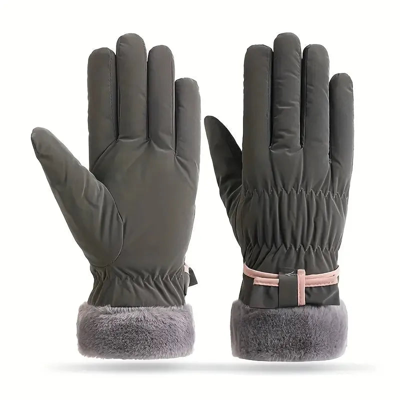 Winter Gloves for Men & Women | Touchscreen Compatible | Gray