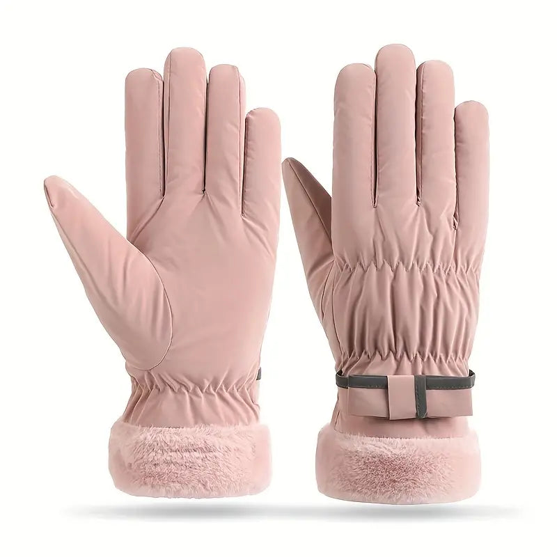 Winter Gloves for Men & Women | Touchscreen Compatible | Pink