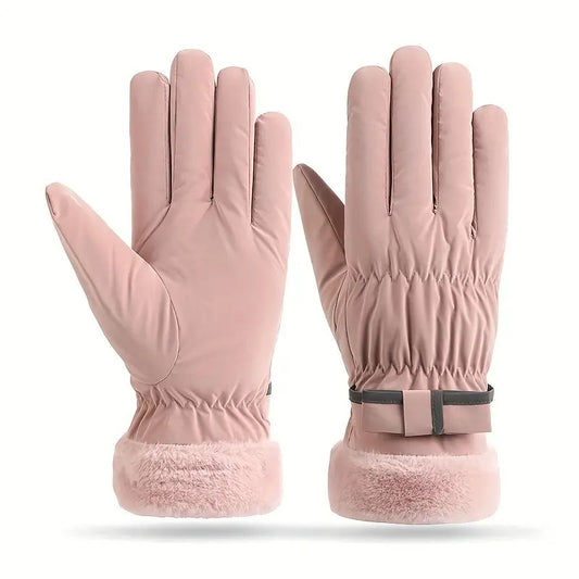 Winter Gloves for Men & Women | Touchscreen Compatible | Pink