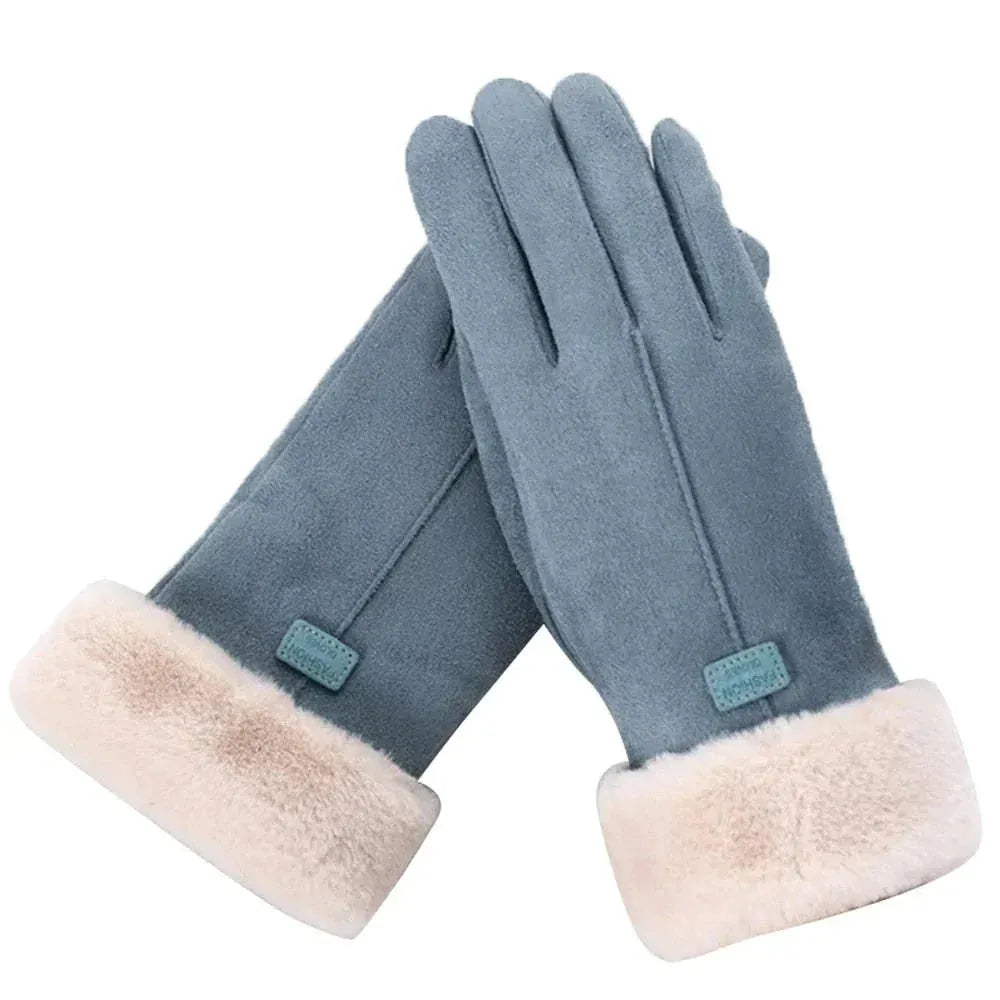 Winter Gloves for Men & Women | Water and Windproof | Blue