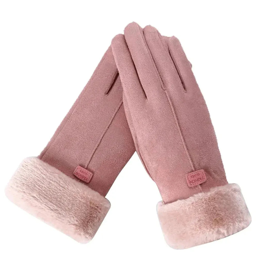 Winter Gloves for Men & Women | Water and Windproof | Pink