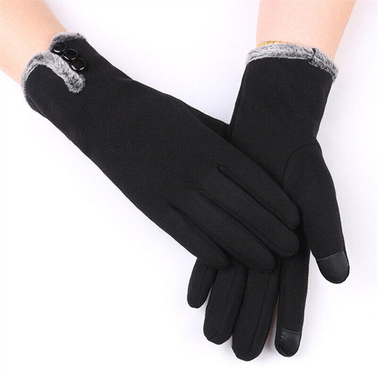 Winter Gloves for Women | Thermal Touchscreen Compatible | Winter | Black